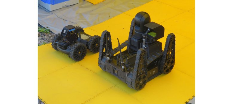 „Bei der Übung in Biblis kamen verschiedene Roboter zum Einsatz.“ Foto: BGZ