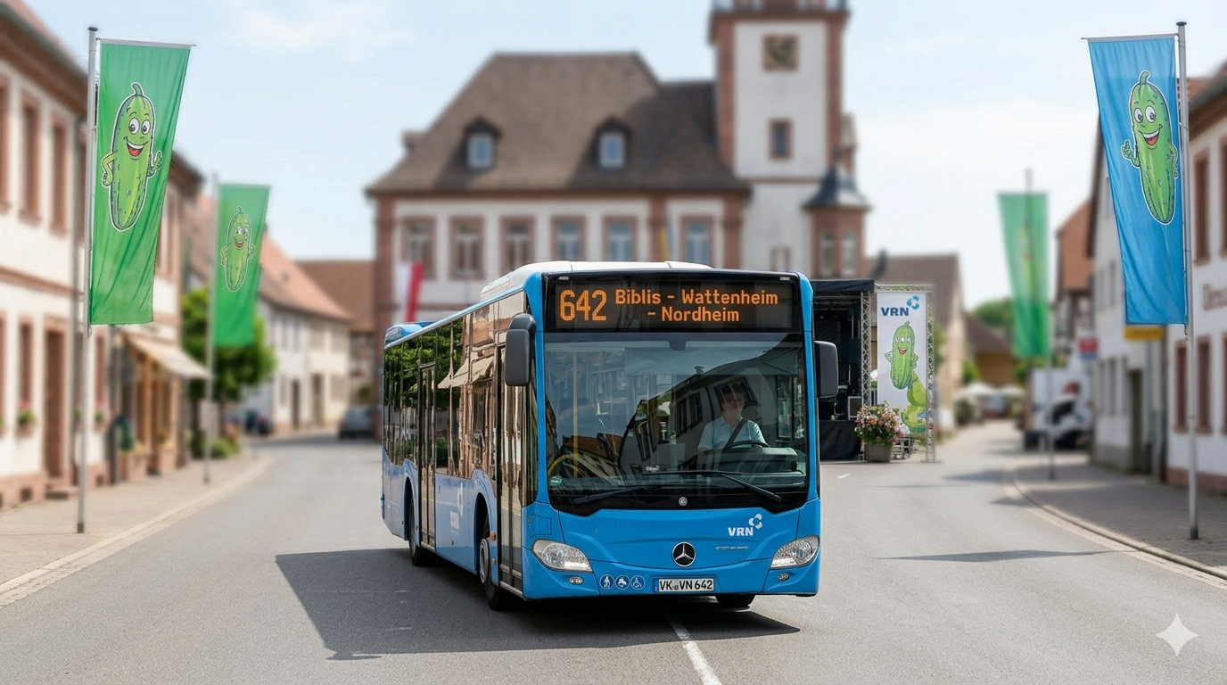 Buslinie 642 Gurkenfest