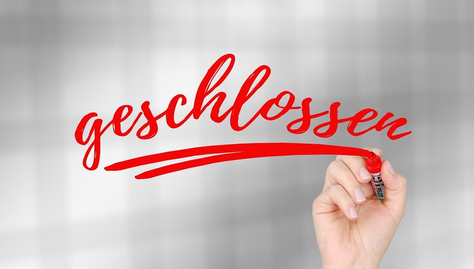 Rathaus geschlossen