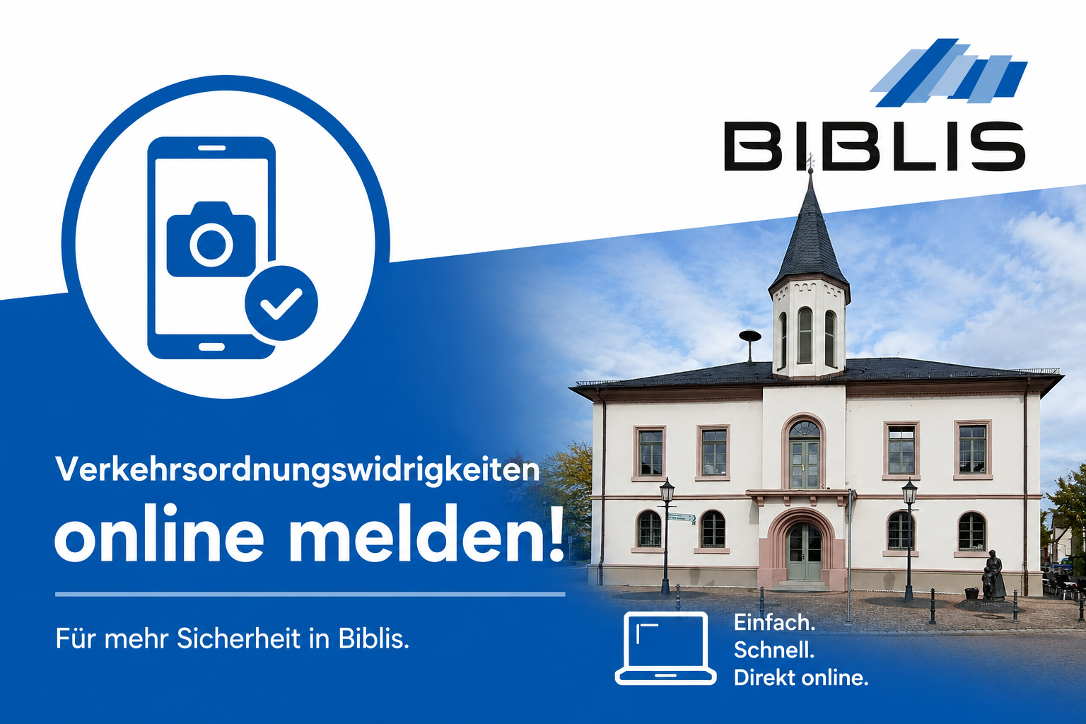 Verkehrsordnungswidrigkeiten online melden
